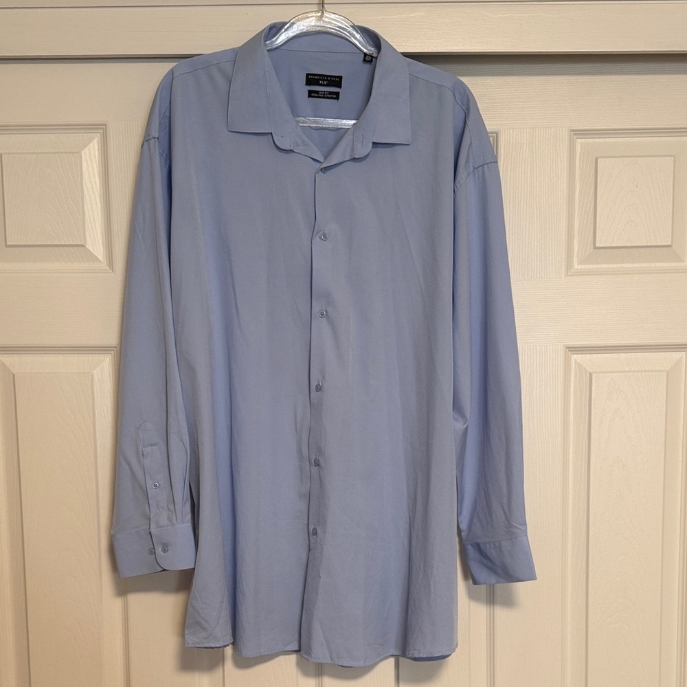 Shaquille O’Neal Big Fit Cooling Stretch Button Down Dress Shirt